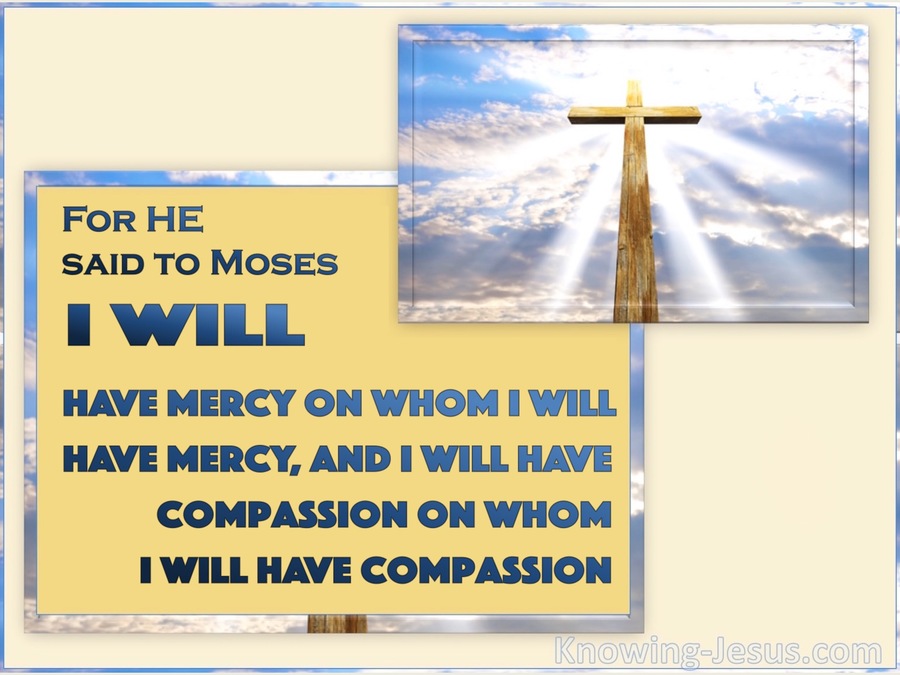 Romans 9:15 Mercy and Compassion (blue)
